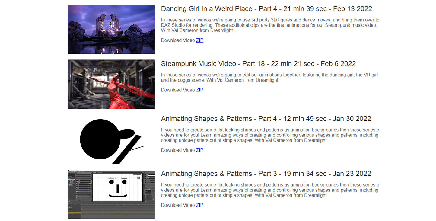 Super 3D Art Quick Start - Level 3 - Master Membership - 1 Year Access - DAZ Studio Video Tutorials - Dreamlight 3D Store