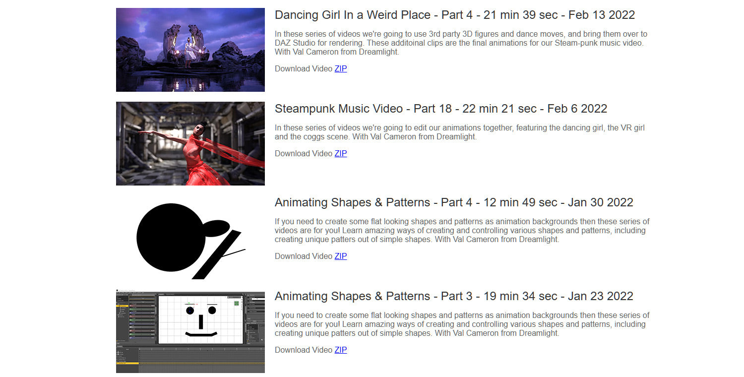 Super 3D Art Quick Start - Level 3 - Master Membership - 1 Year Access - DAZ Studio Video Tutorials - Dreamlight 3D Store