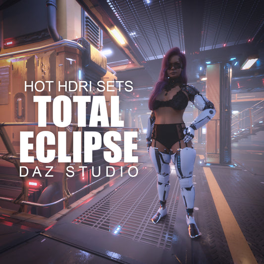 Hot HDRI Sets - Total Eclipse - DAZ Studio - Dreamlight 3D Store