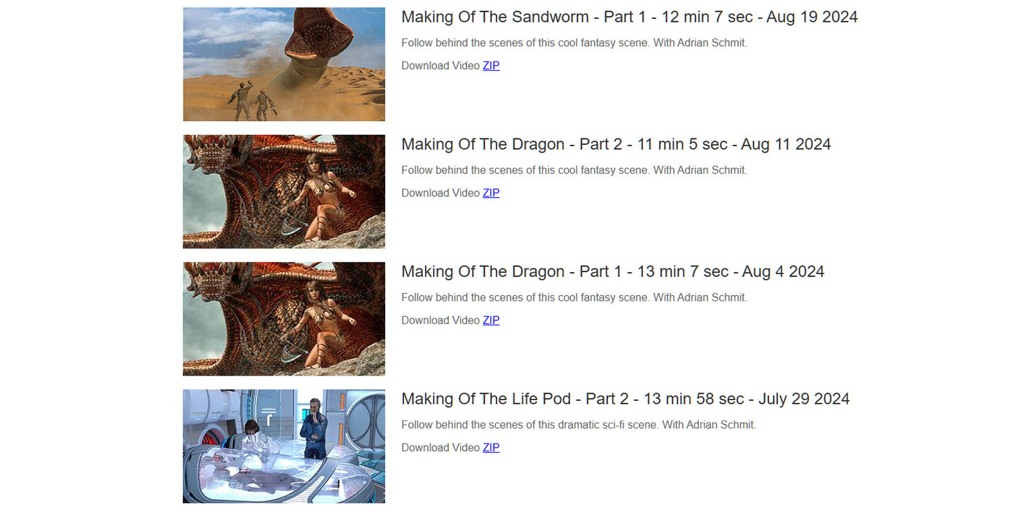 Super 3D Art Quick Start - Level 3 - Master Membership - 1 Year Access - DAZ Studio Video Tutorials - Dreamlight 3D Store