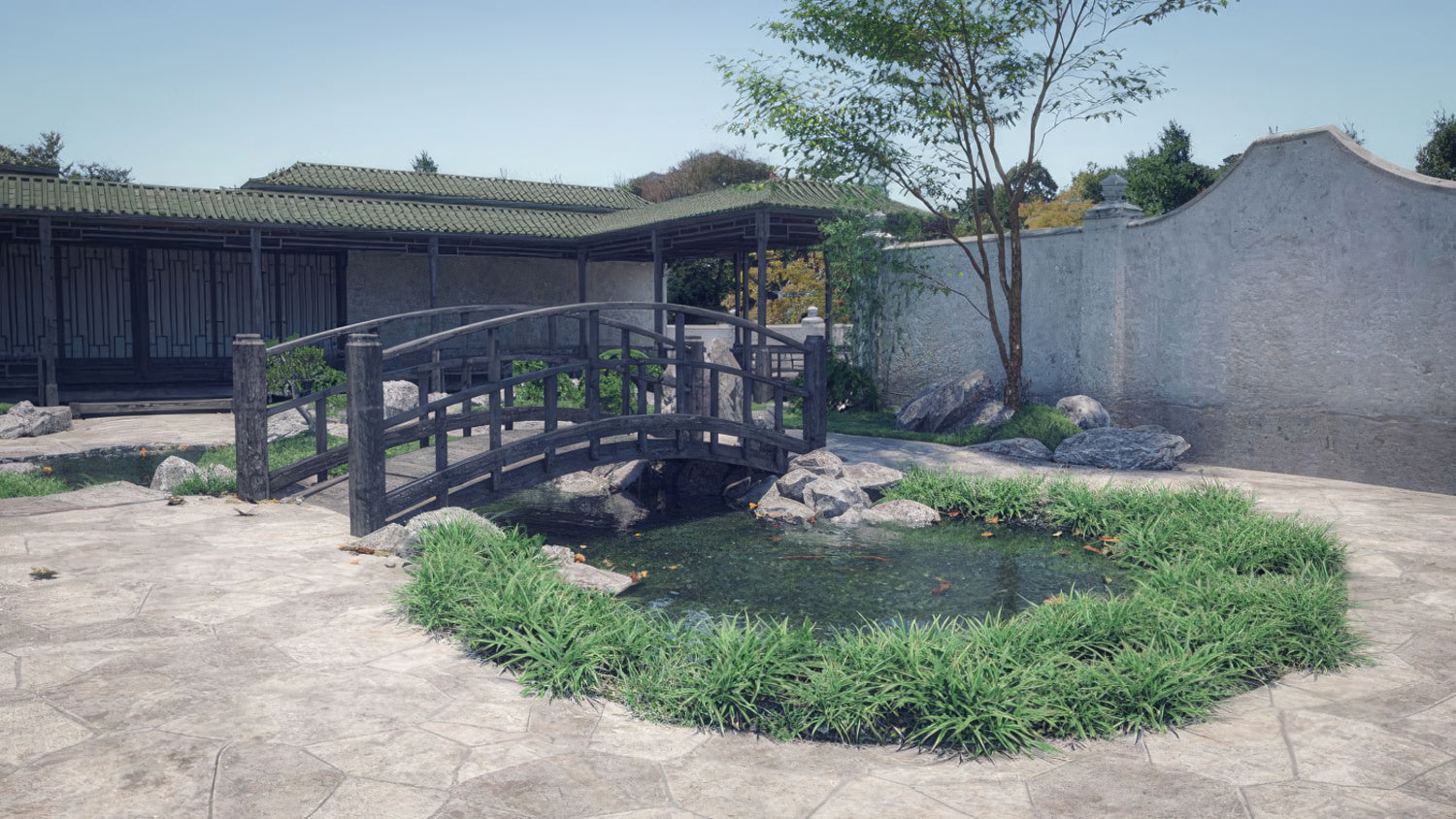 Mega HDRI Set - Japanese Garden - DAZ Studio - Dreamlight 3D Store