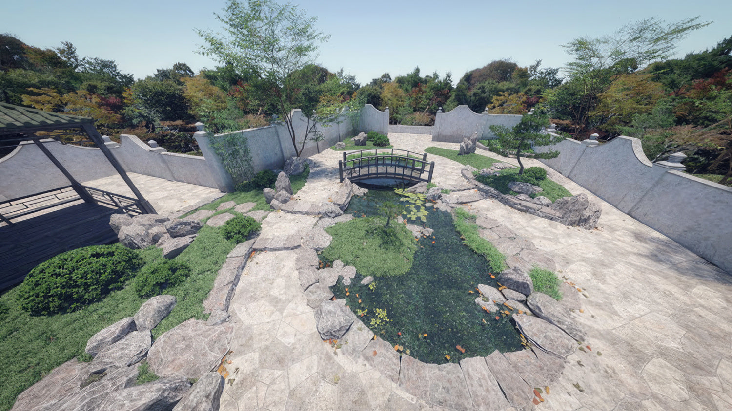 Mega HDRI Set - Japanese Garden - DAZ Studio - Dreamlight 3D Store