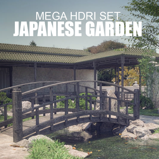 Mega HDRI Set - Japanese Garden - DAZ Studio - Dreamlight 3D Store