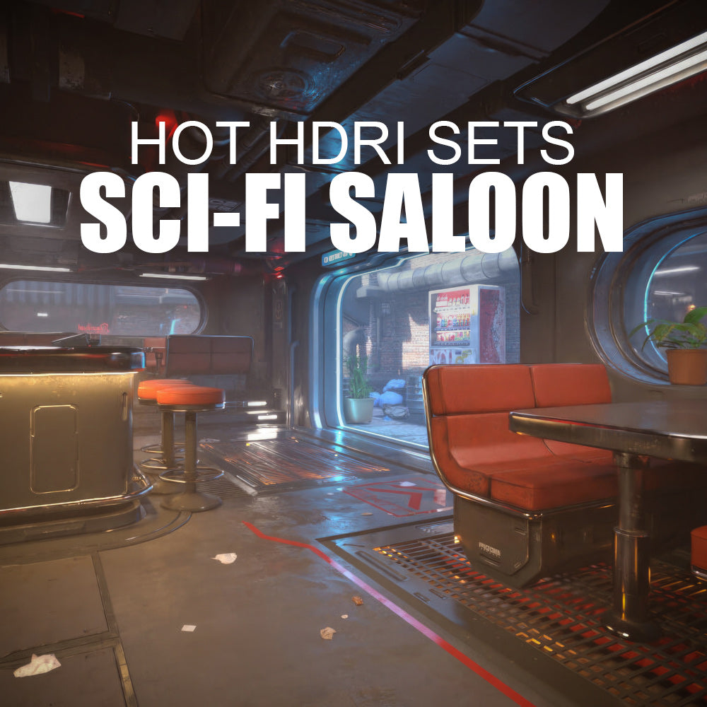 Hot HDRI Sets - Sci-Fi Saloon - DAZ Studio - Dreamlight 3D Store