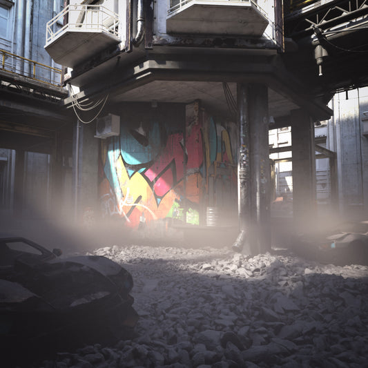 Cyberpunk Shattered Neon - DAZ Studio