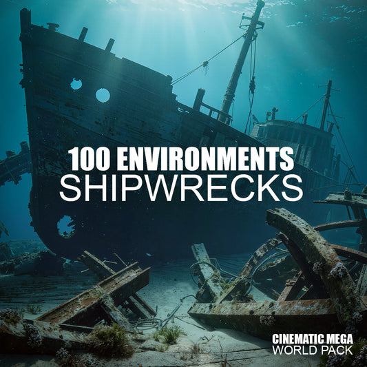 Cinematic Shipwrecks - 100 Environments