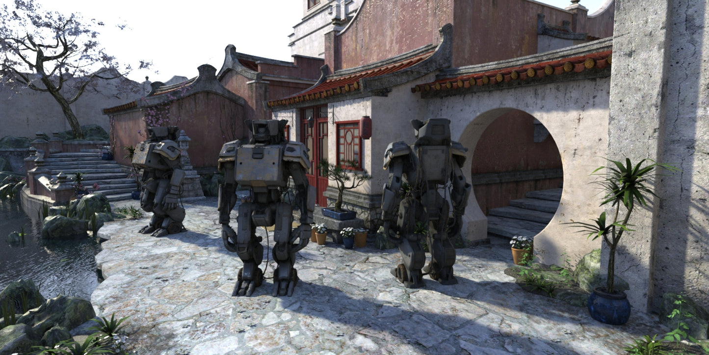 Background Props - Mech 2 - DAZ Studio - Dreamlight 3D Store