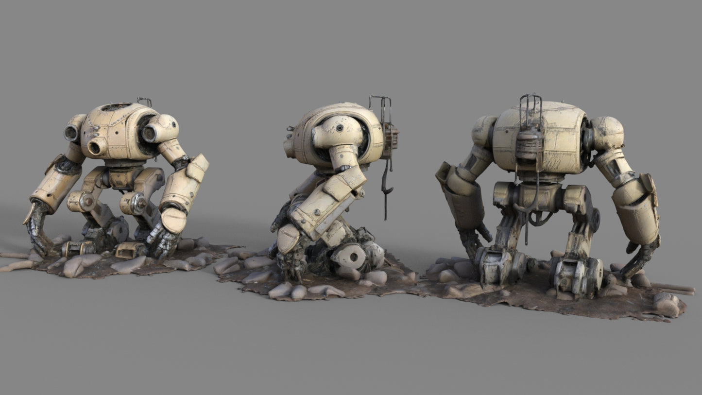 Background Props - Mech 3 - DAZ Studio - Dreamlight 3D Store