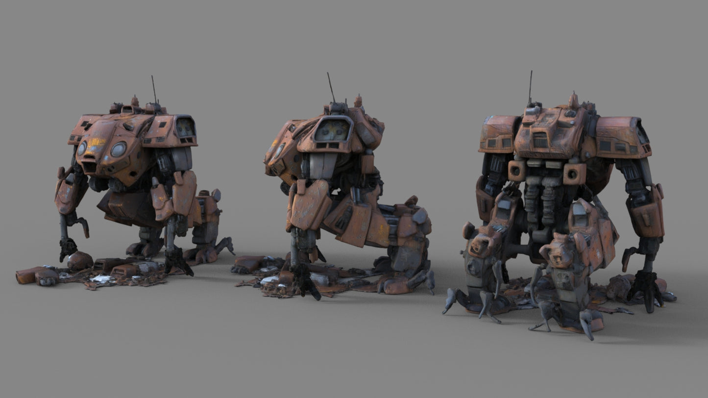 Background Props - Mech 4 - DAZ Studio - Dreamlight 3D Store