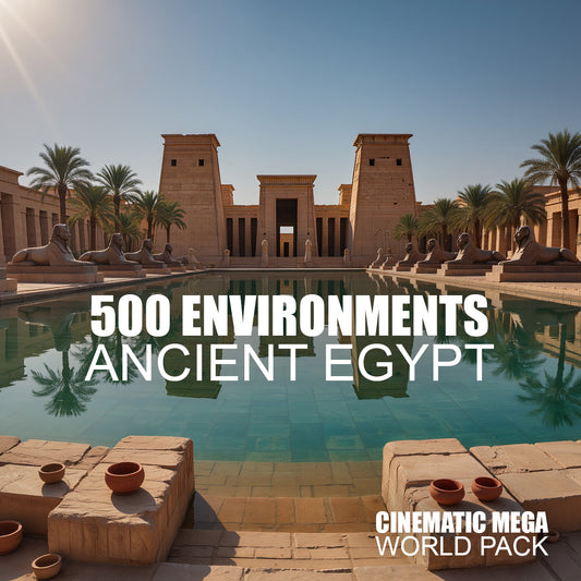Cinematic Ancient Egypt World Pack - 500 Environments