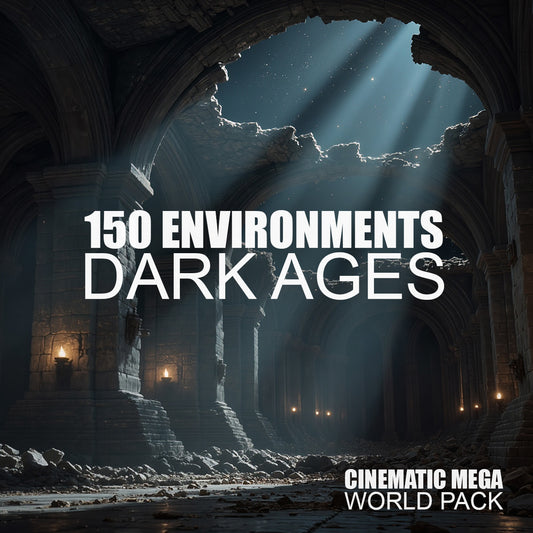 Cinematic Dark Ages World Pack - 150 Environments