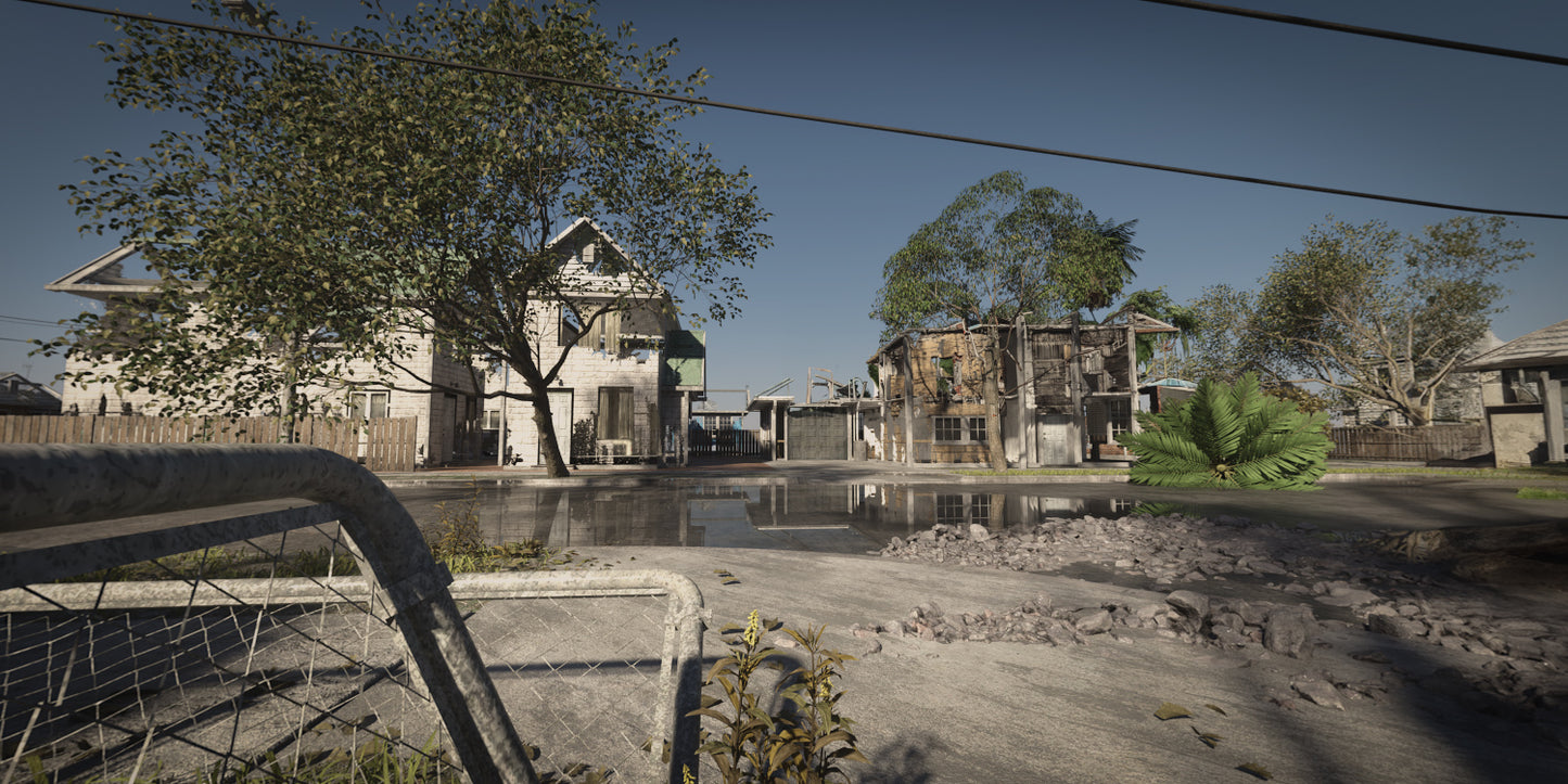 Hot HDRI Sets - Suburban Ruins - DAZ Studio