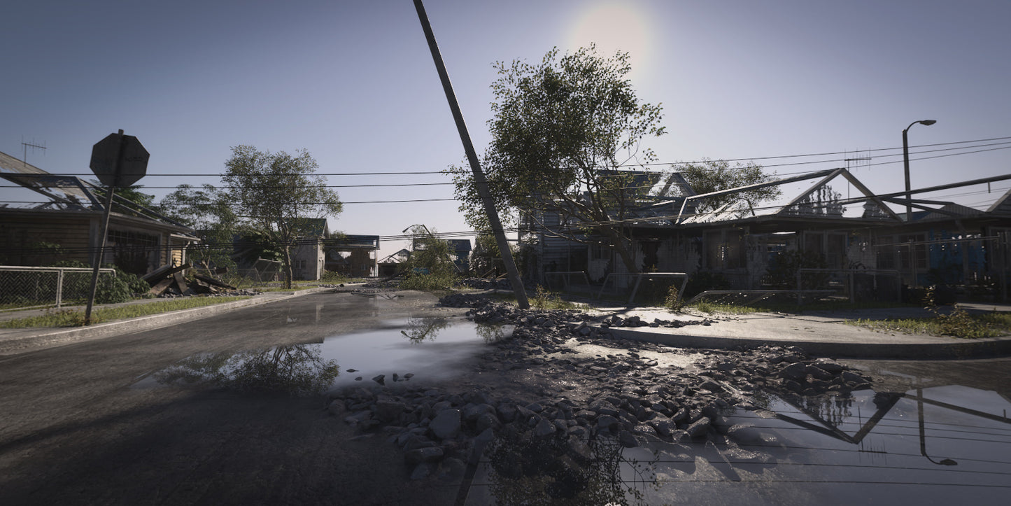 Hot HDRI Sets - Suburban Ruins - DAZ Studio