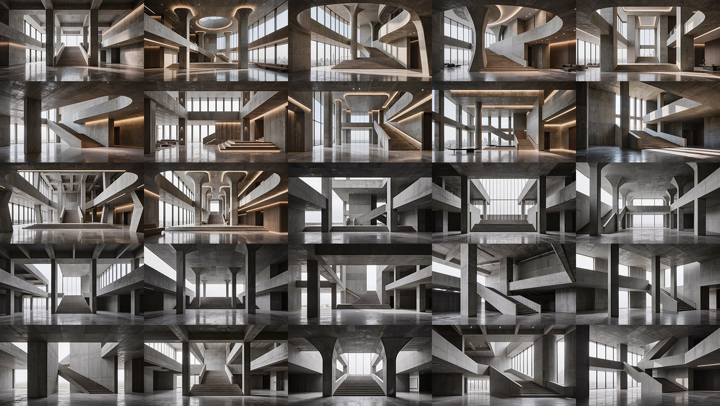 Cinematic Brutalist Structures - 200 Environments - Dreamlight 3D Store