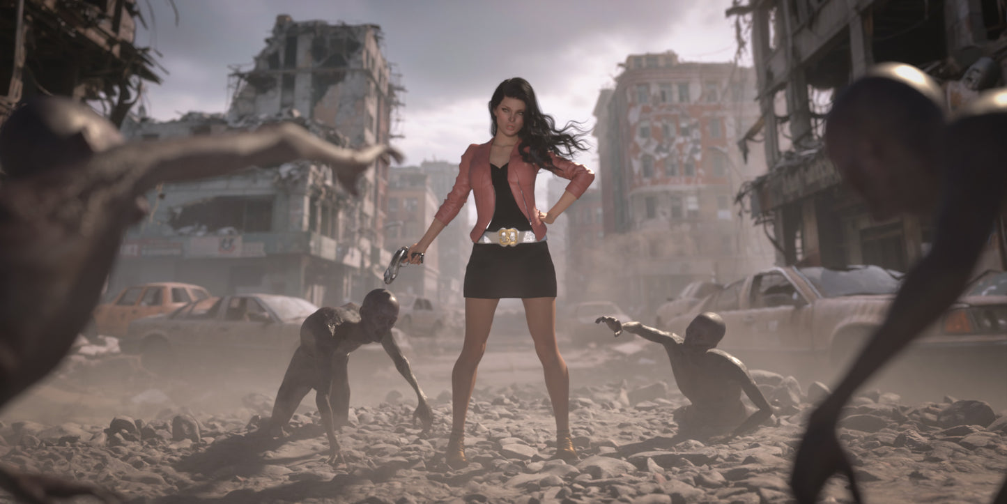 Quick 2.5D Scenes - City Remains - DAZ Studio