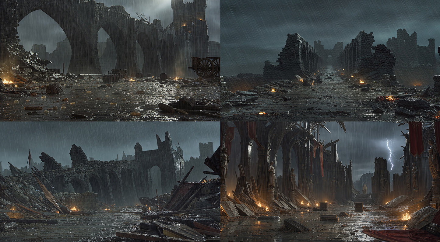 Cinematic Dark Ages World Pack - 150 Environments