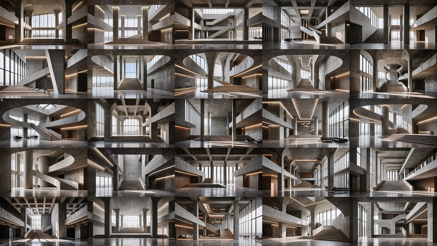 Cinematic Brutalist Structures - 200 Environments - Dreamlight 3D Store