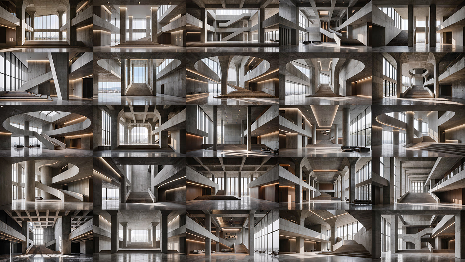 Cinematic Brutalist Structures - 200 Environments - Dreamlight 3D Store