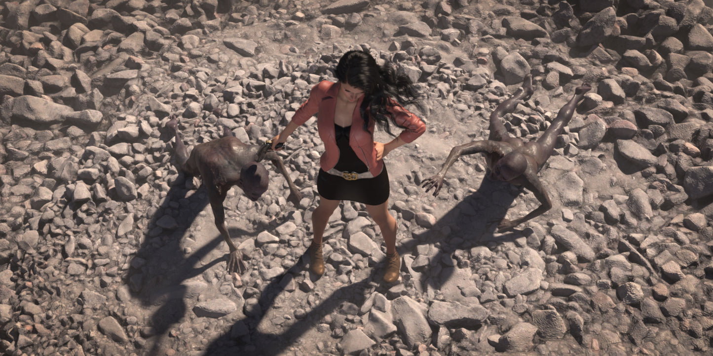 Quick 2.5D Scenes - City Remains - DAZ Studio