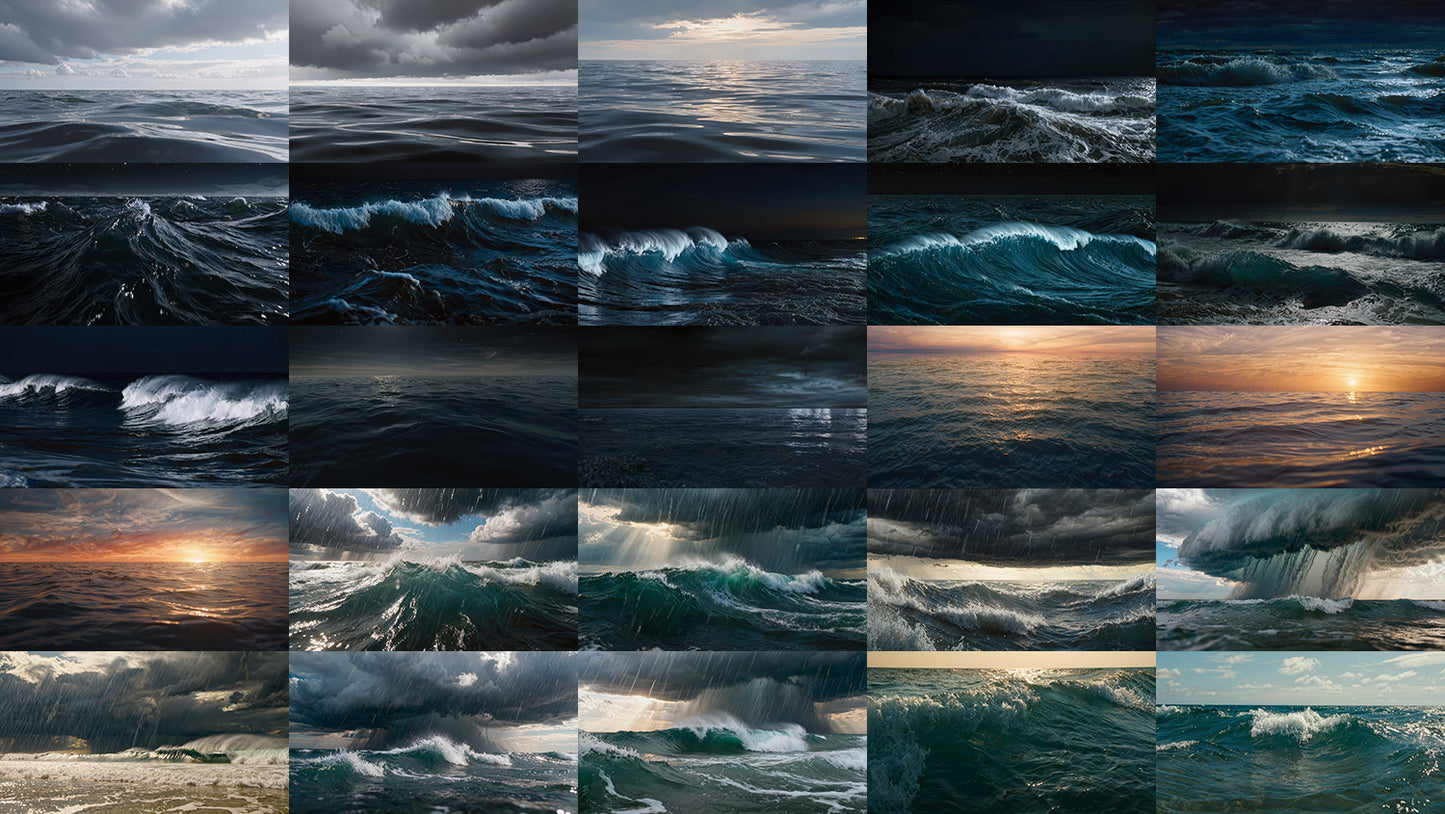 Cinematic Ocean Waves - 150 Environments - Dreamlight 3D Store