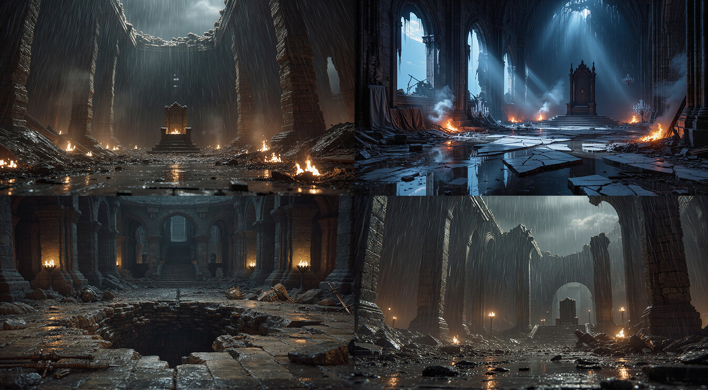 Cinematic Dark Ages World Pack - 150 Environments