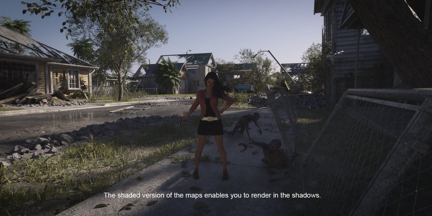 Hot HDRI Sets - Suburban Ruins - DAZ Studio