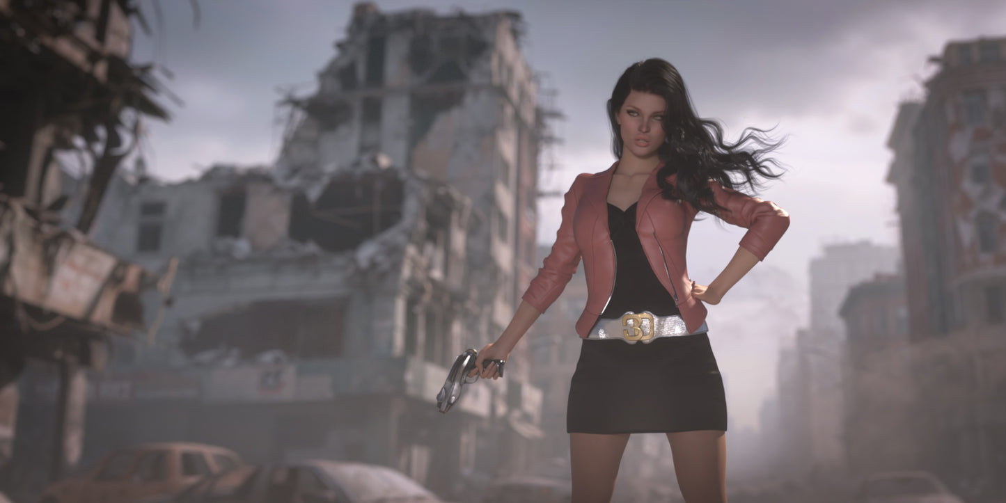 Quick 2.5D Scenes - City Remains - DAZ Studio