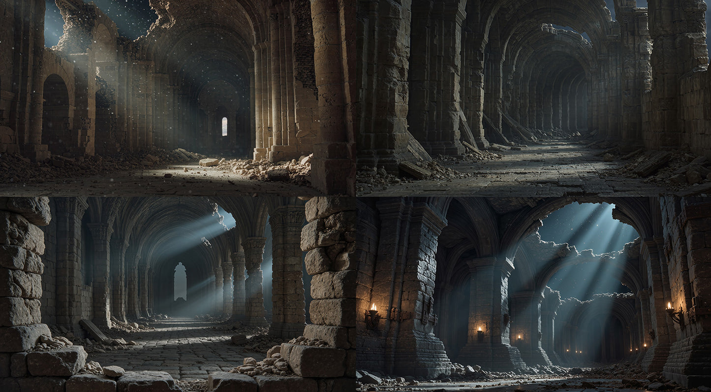 Cinematic Dark Ages World Pack - 150 Environments