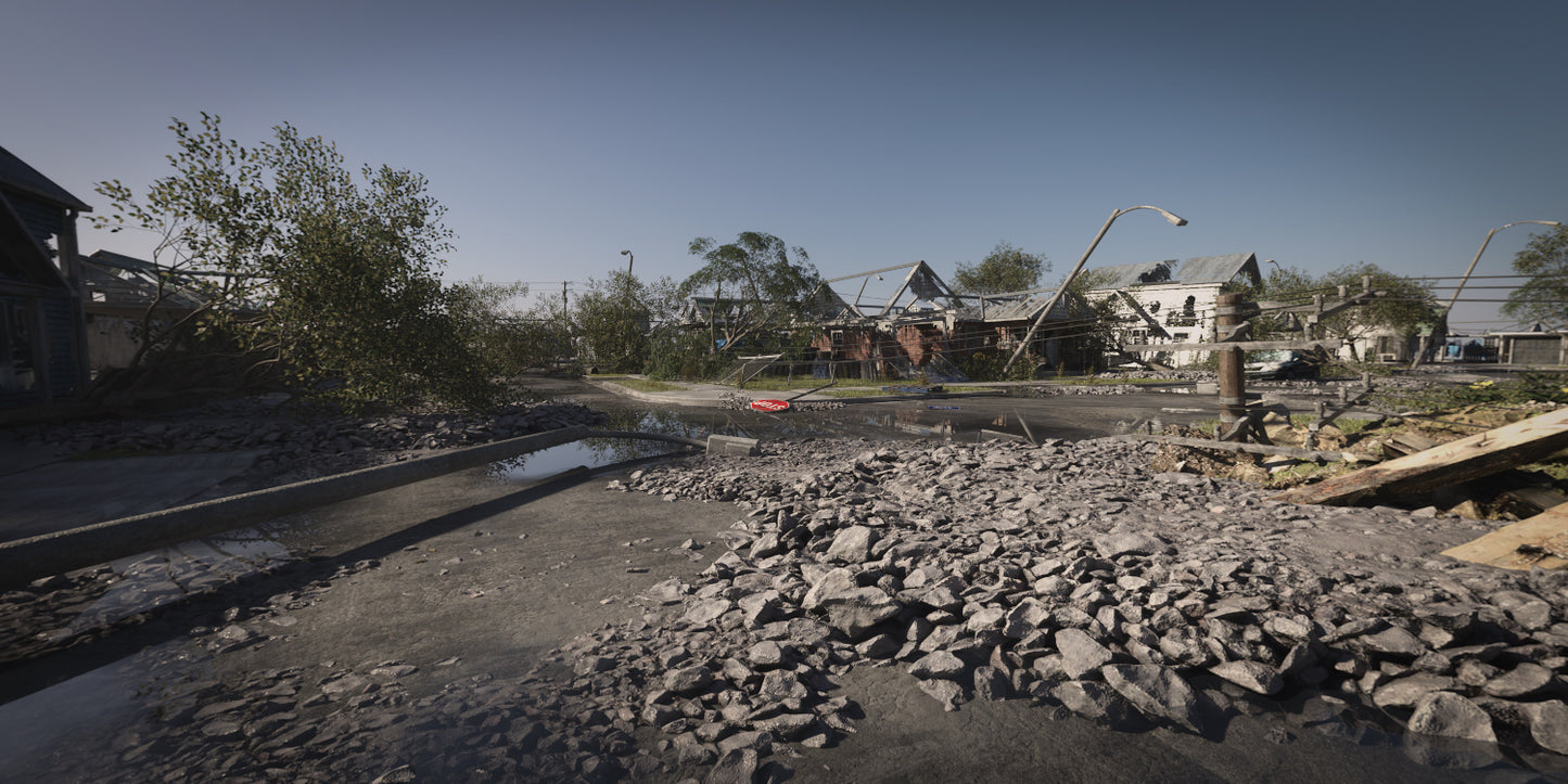 Hot HDRI Sets - Suburban Ruins - DAZ Studio