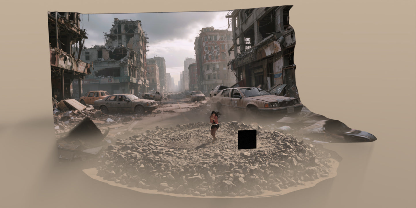 Quick 2.5D Scenes - City Remains - DAZ Studio