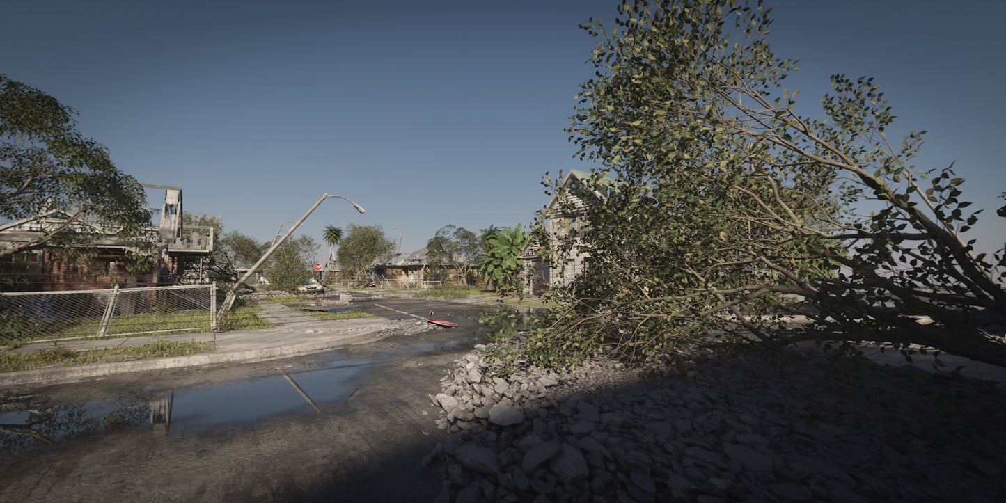 Hot HDRI Sets - Suburban Ruins - DAZ Studio