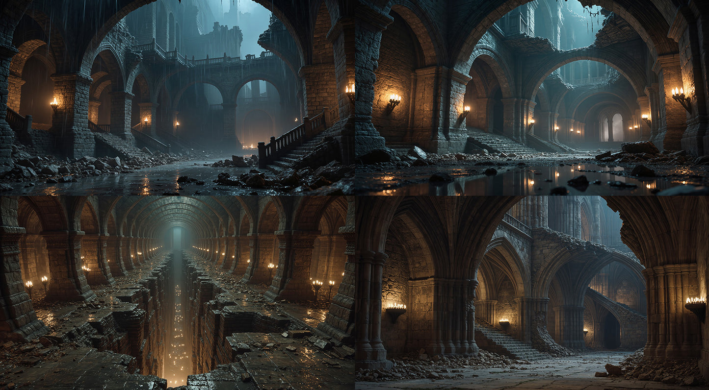 Cinematic Dark Ages World Pack - 150 Environments