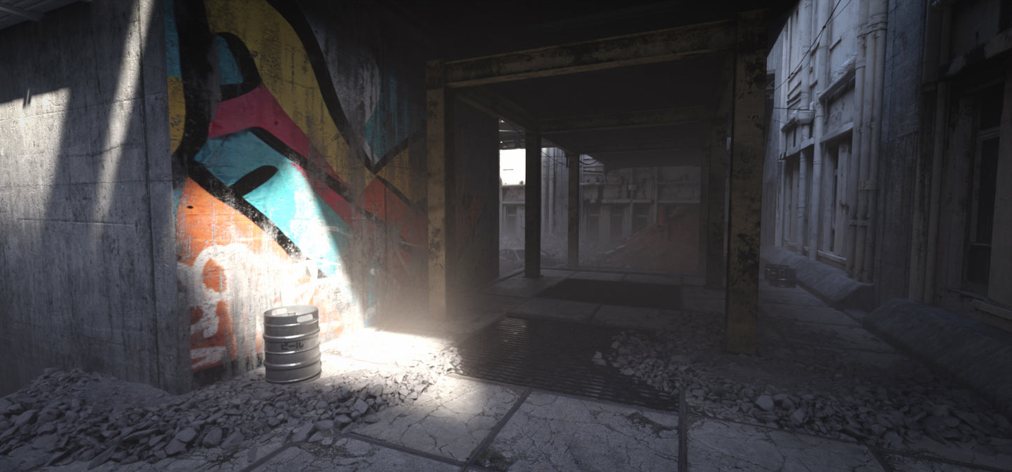 Cyberpunk Shattered Neon - DAZ Studio