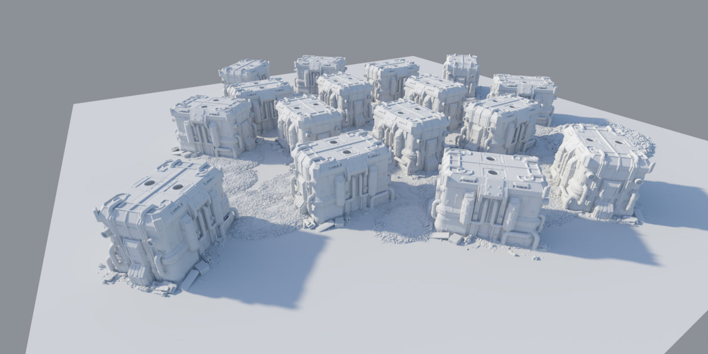 Cyberpunk Square - DAZ Studio