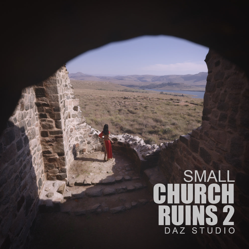 Small Church Ruins 2 - DAZ Studio - Dreamlight 3D Store