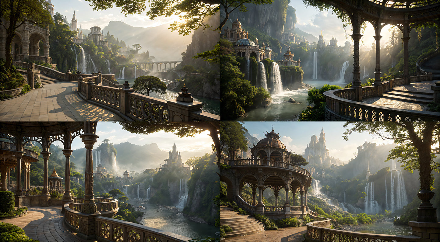 Photo Backgrounds - Fantasy Castles - DAZ Studio - Dreamlight 3D Store