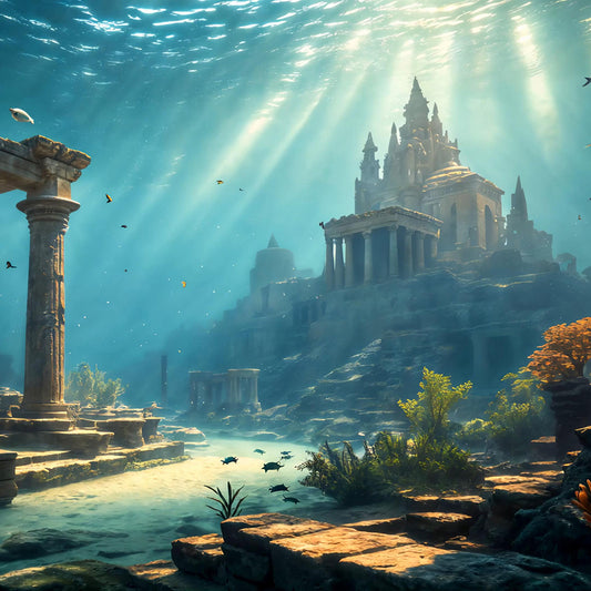 Video Backgrounds - Atlantis Sunken City 1 - 4k Video + Image Sequence - DAZ Studio - Dreamlight 3D Store