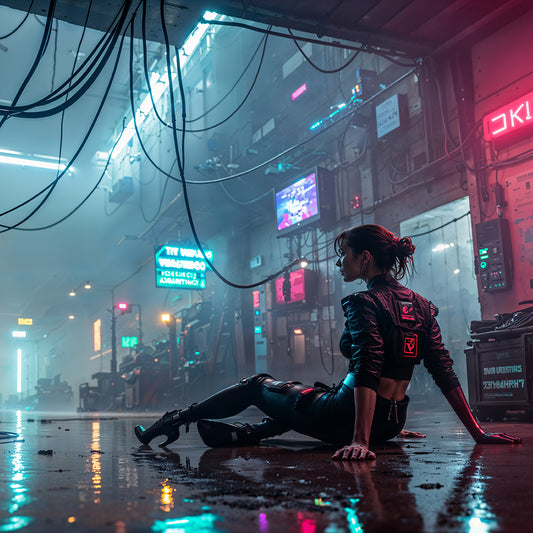 Photo Backgrounds - Gynoid Cyberpunk Workshop 2 - DAZ Studio - Dreamlight 3D Store