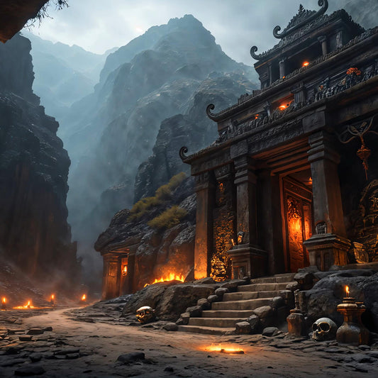 Video Backgrounds - Temple Of Hell 1 - 4k Video + Image Sequence - DAZ Studio - Dreamlight 3D Store