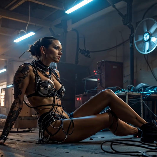 Video Backgrounds - Gynoid Cyberpunk Workshop 4 - 4k Video + Image Sequence - DAZ Studio - Dreamlight 3D Store