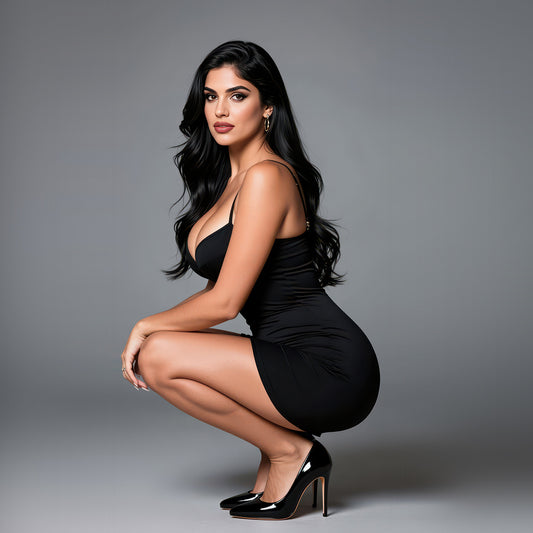 Latina Muse  - Grey Studio Pose & Portrait Reference Pack - 100 Photos - Dreamlight 3D Store