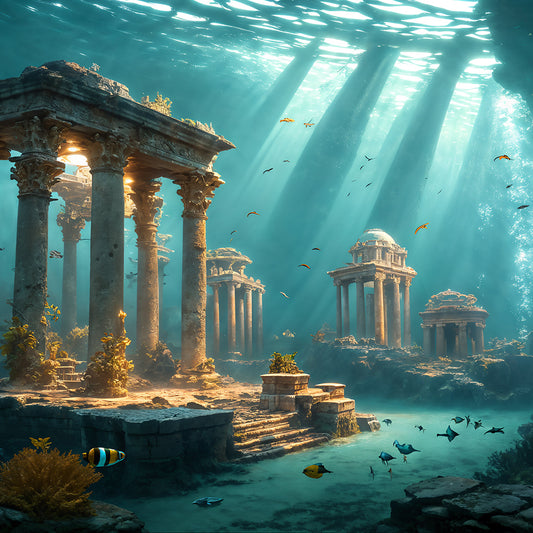 Photo Backgrounds - Atlantis Sunken City - DAZ Studio - Dreamlight 3D Store