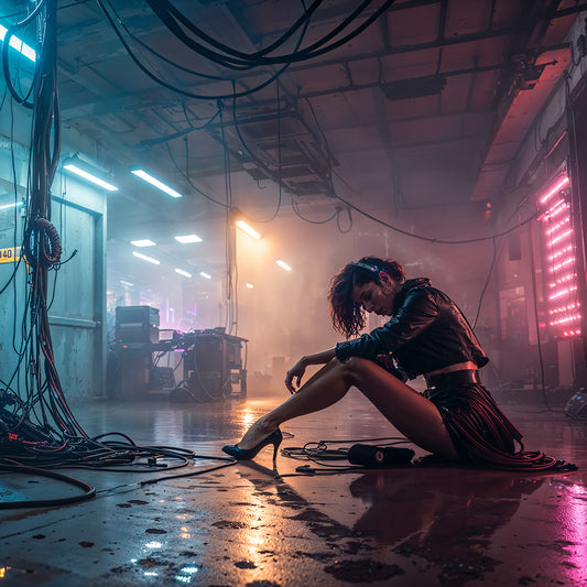 Photo Backgrounds - Gynoid Cyberpunk Workshop 6 - DAZ Studio - Dreamlight 3D Store