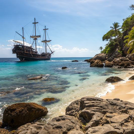 Photo Backgrounds - Pirate Island - DAZ Studio - Dreamlight 3D Store