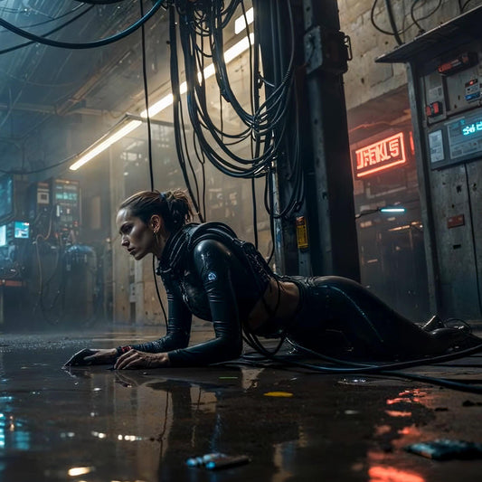Video Backgrounds - Gynoid Cyberpunk Workshop 6 - 4k Video + Image Sequence - DAZ Studio - Dreamlight 3D Store
