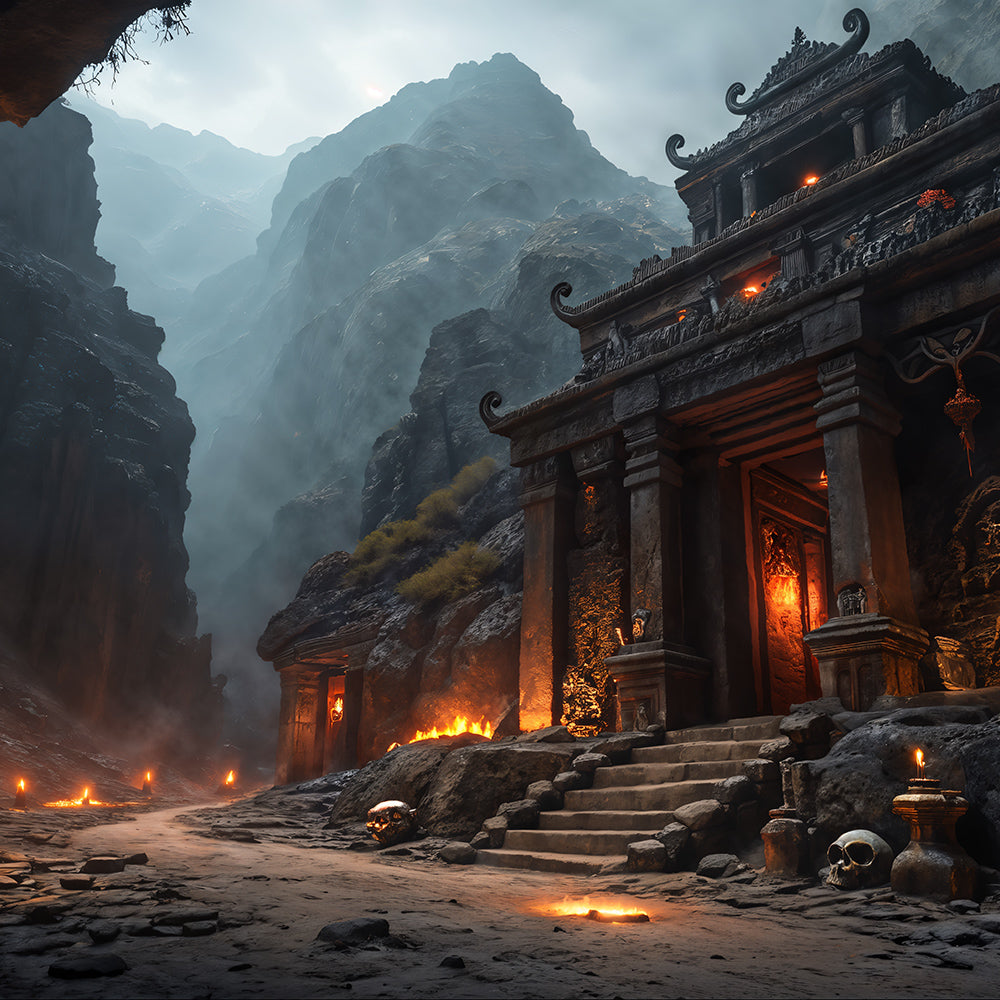 Photo Backgrounds - Temples Of Hell - DAZ Studio - Dreamlight 3D Store