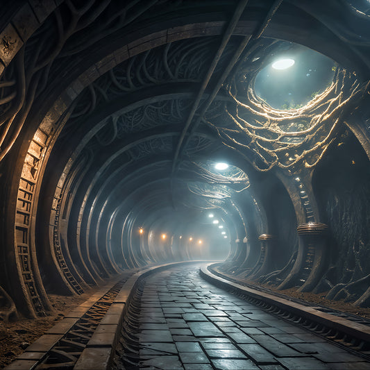 Photo Backgrounds - Alien Corridors - DAZ Studio - Dreamlight 3D Store
