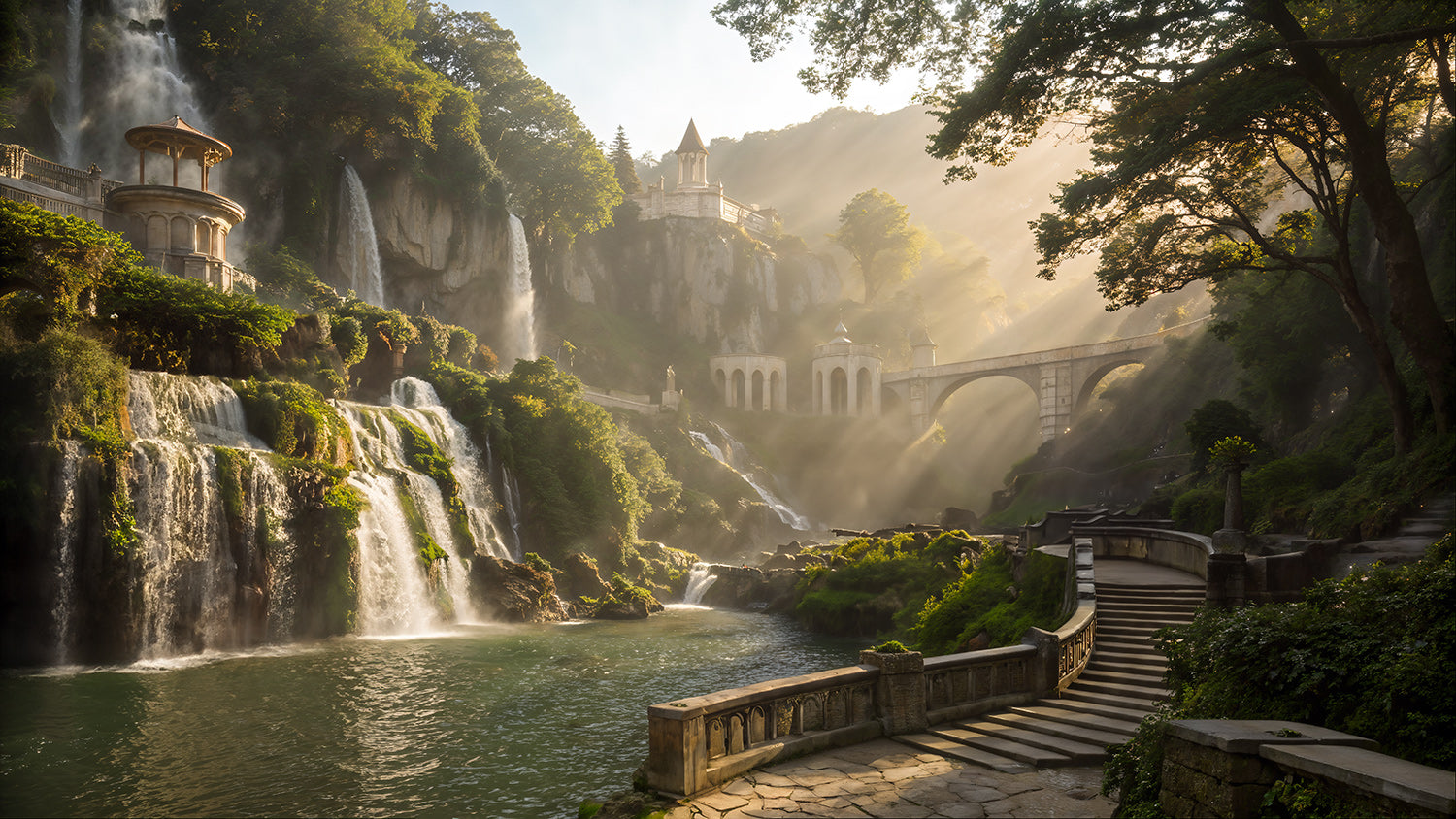 Photo Backgrounds - Fantasy Castles - DAZ Studio - Dreamlight 3D Store