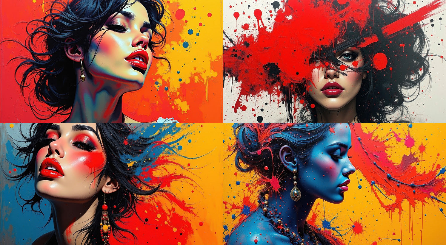Photo Backgrounds - Splashy Beauty Art - DAZ Studio - Dreamlight 3D Store