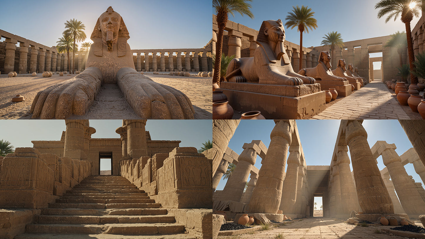 Cinematic Ancient Egypt World Pack - 500 Environments